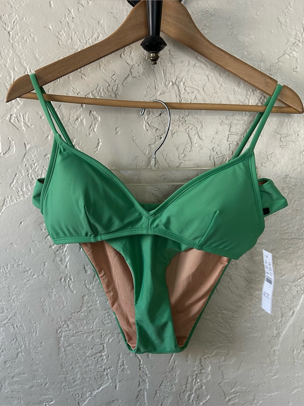 J. Crew New French Bikini Top and Curved Waist Cheeky Bikini Bottom